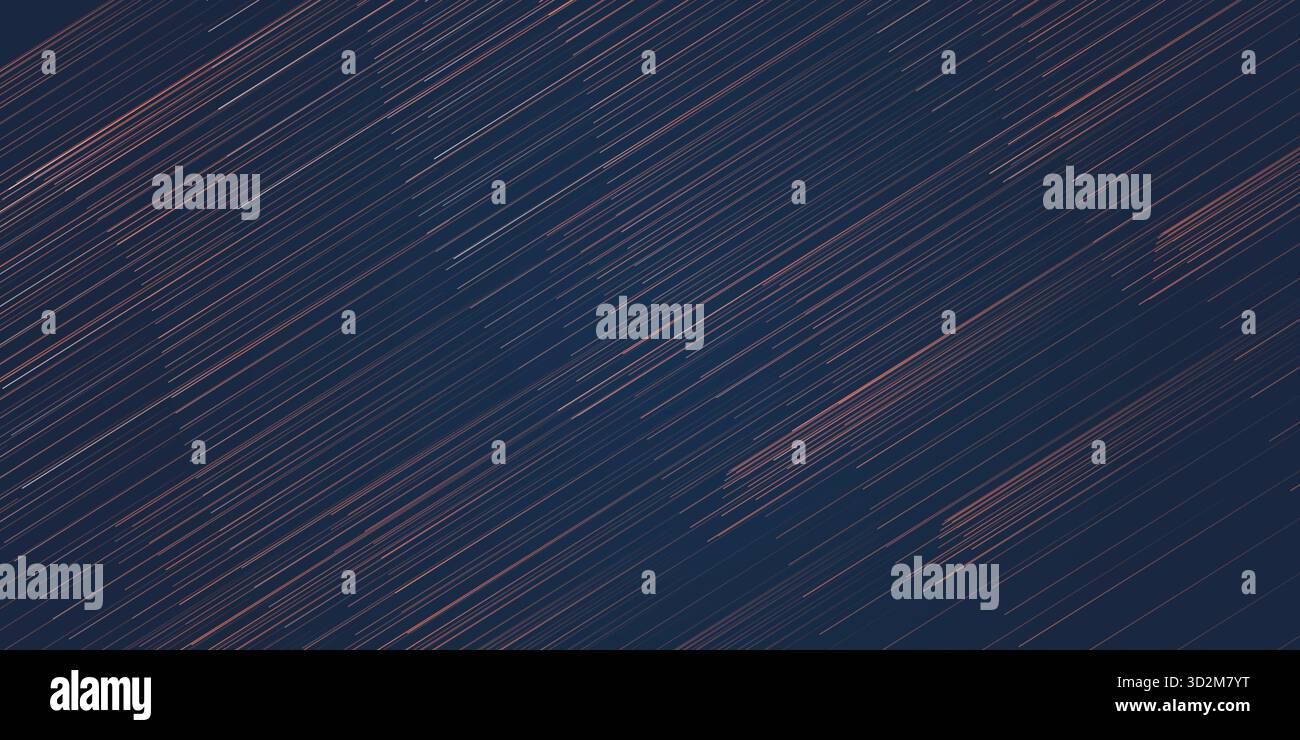 Vecteur abstrait avec des lignes ondulées diagonales sur un fond sombre. Les lignes passent du blanc au brun orange chaud, puis reviennent au blanc, créant un and fluide Illustration de Vecteur