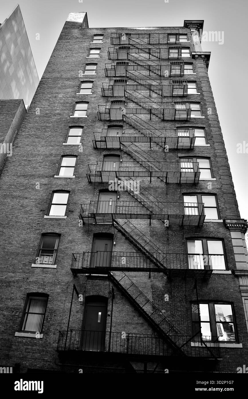 Centre-ville de Boston, Massachusetts aux États-Unis. Une grande ville américaine dans les États de la Nouvelle-Angleterre. Banque D'Images