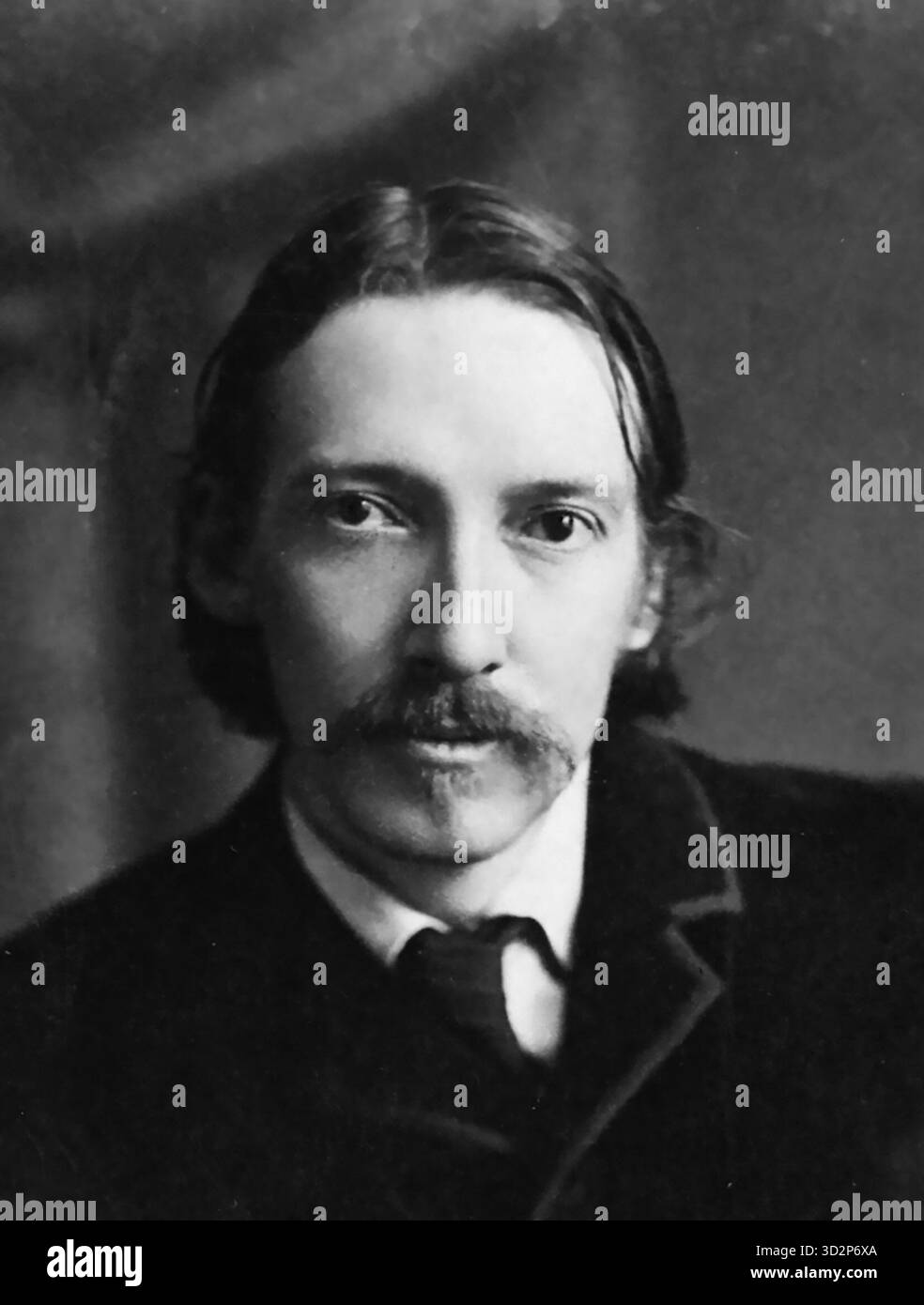 Robert Louis Stevenson (1850 – 1894) romancier, essayiste, poète et écrivain écossais. Banque D'Images