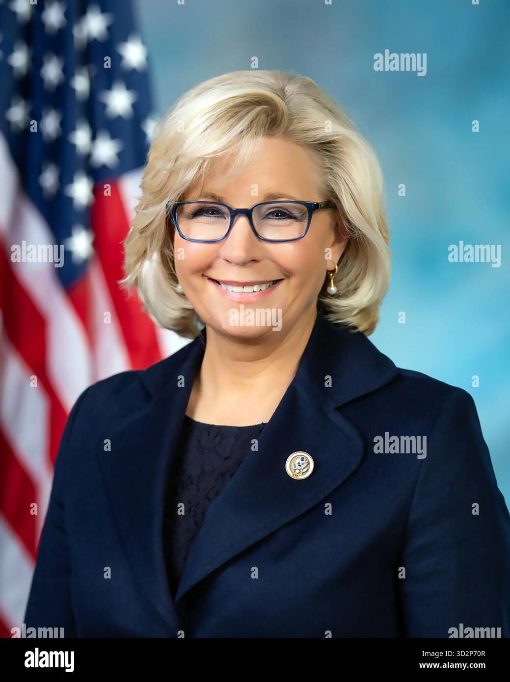Liz Cheney, Elizabeth Lynne Cheney, ancienne politicienne républicaine américaine, portrait officiel Banque D'Images