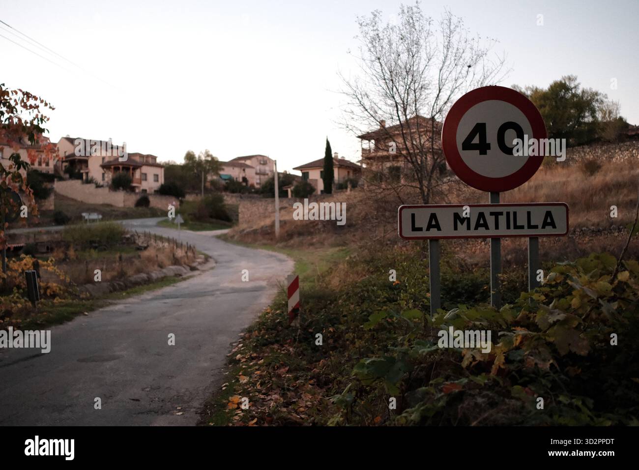 Route vers la Matilla Banque D'Images