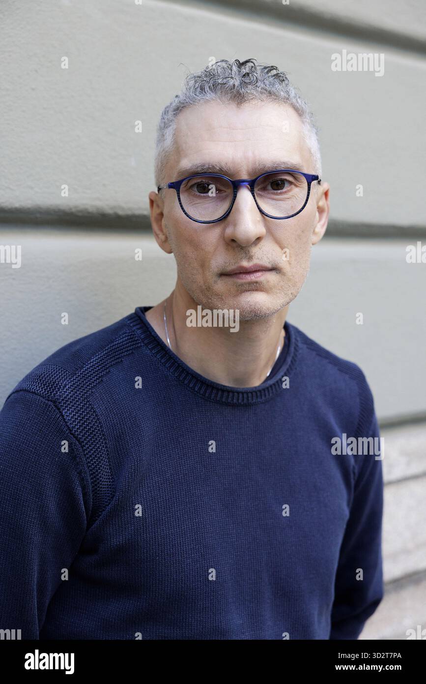 Portrait de Fabio Baca 01/10/2025 ©Isabella de Maddalena/opale.photo Banque D'Images