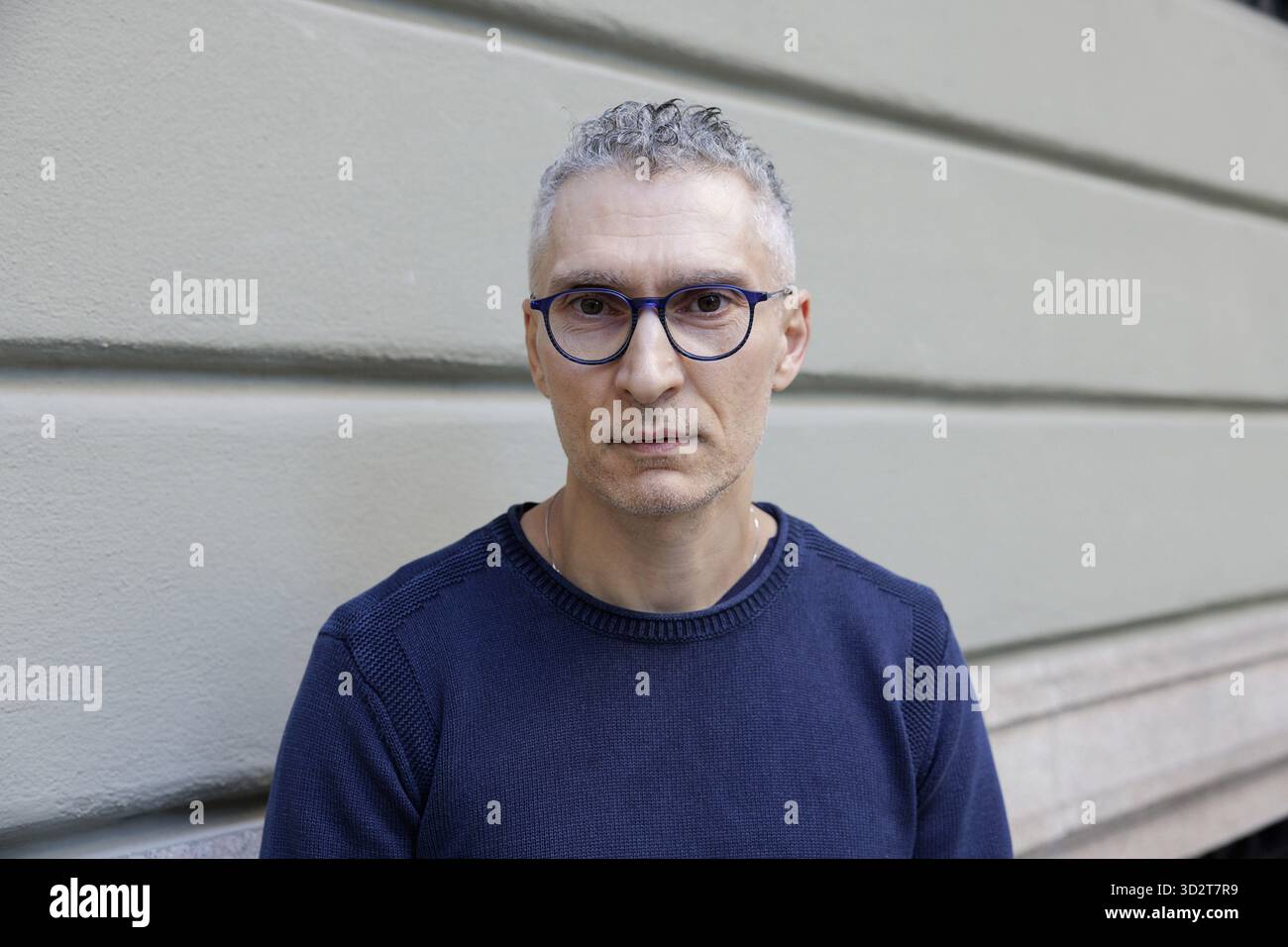 Portrait de Fabio Baca 01/10/2025 ©Isabella de Maddalena/opale.photo Banque D'Images