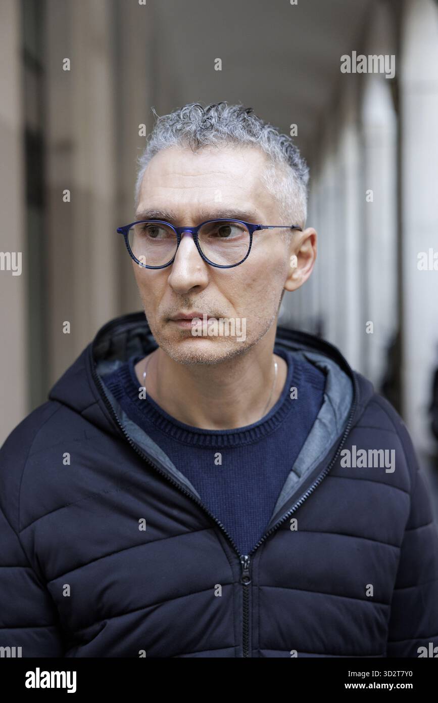 Portrait de Fabio Baca 01/10/2025 ©Isabella de Maddalena/opale.photo Banque D'Images