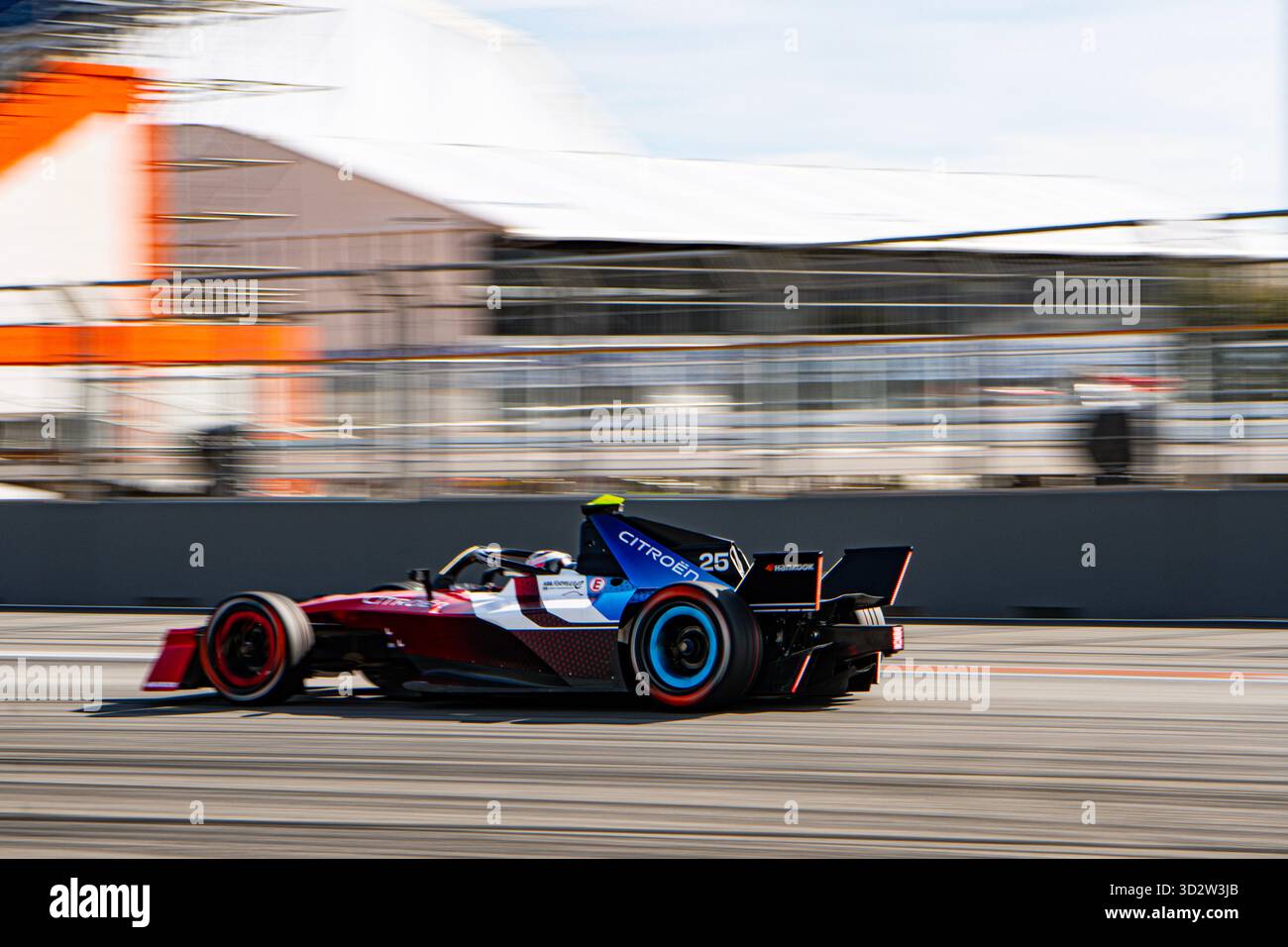 Formule E essais pré-saison femmes 2025/26 - Tatiana Calderon - Citroen Racing Banque D'Images