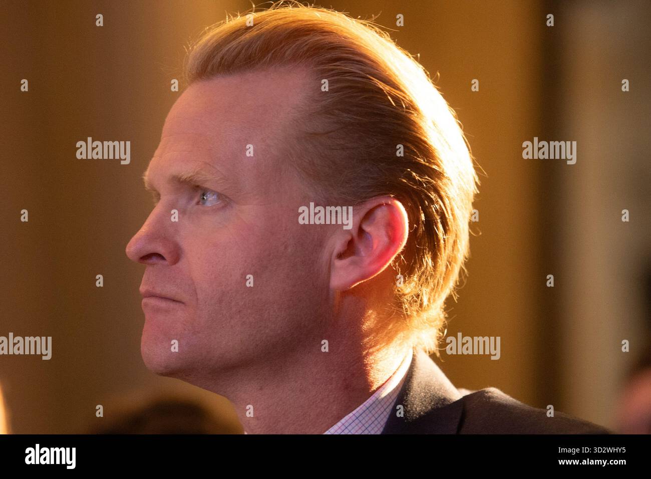 Londres, Royaume-Uni. 03 novembre 2025. James Orr lors d'une conférence de presse sur l'économie du Royaume-Uni au Banking Hall. Crédit : Justin Ng/Alamy Live News. Banque D'Images