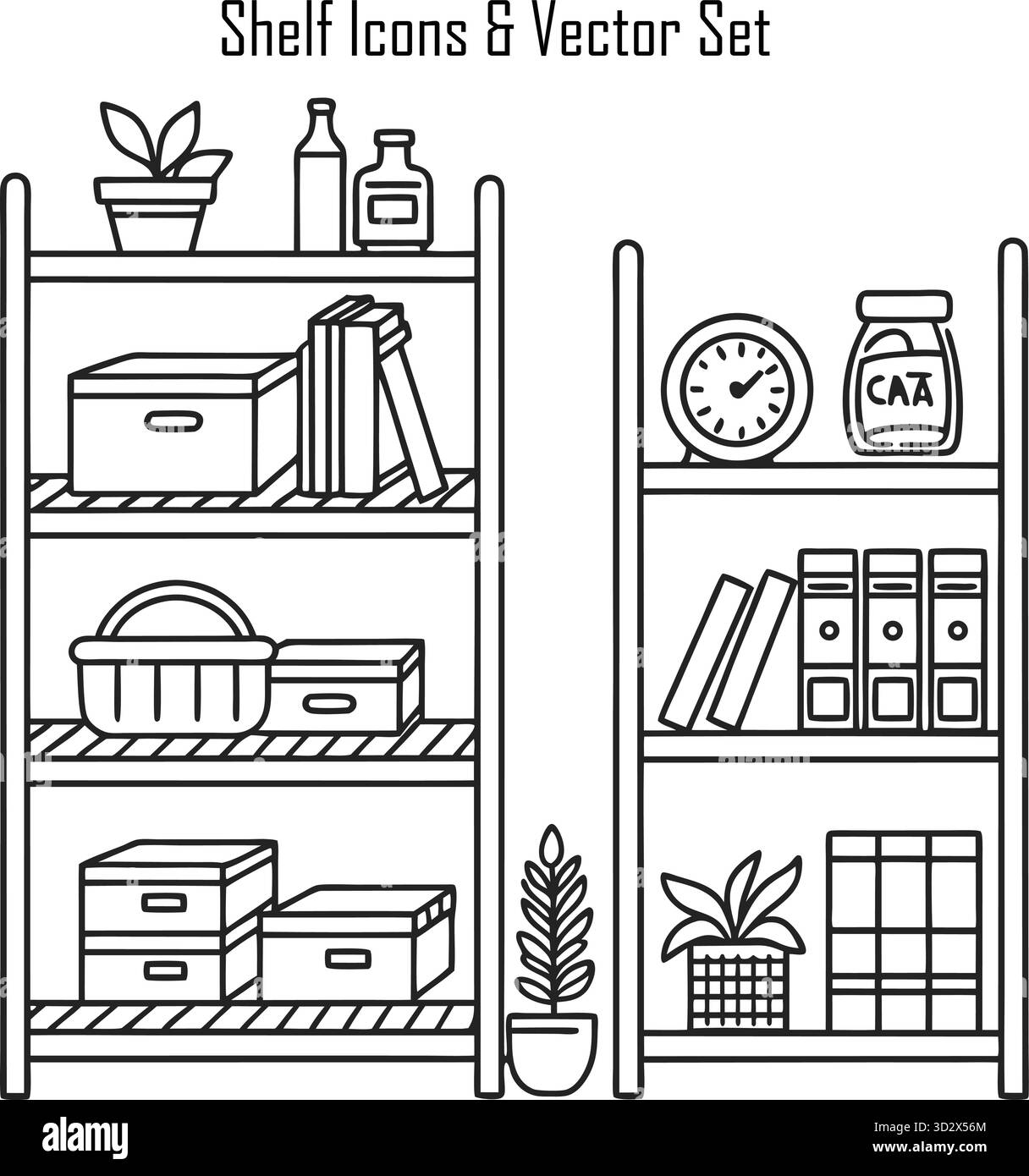 Symboles bien-être, pleine conscience et mode de vie sain Illustration de Vecteur