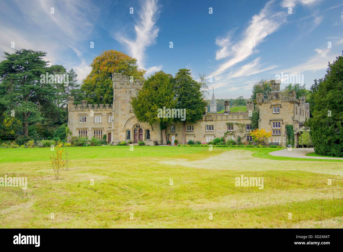 Bolton Abbey Hall sur le domaine de Bolton Abbey, dans le Yorkshire du Nord, est la maison ancestrale du duc et de la duchesse de Devonshire Banque D'Images