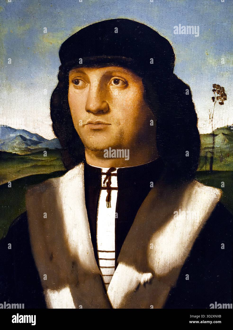 Portrait par Marco Basaiti virils, Venise, 1470 - 1530 L'Italie, l'italien Banque D'Images