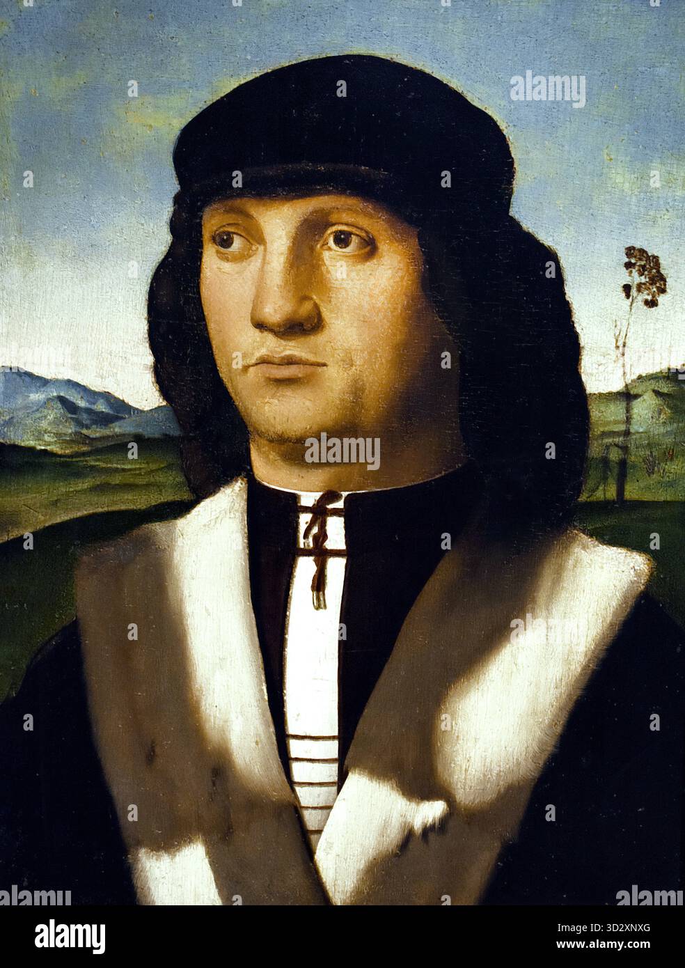 Portrait par Marco Basaiti virils, Venise, 1470 - 1530 L'Italie, l'italien Banque D'Images