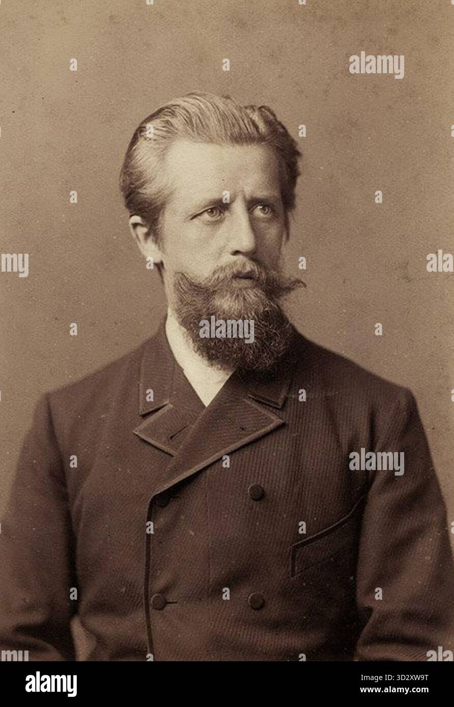 Ottomar Anschütz (recadré). Banque D'Images