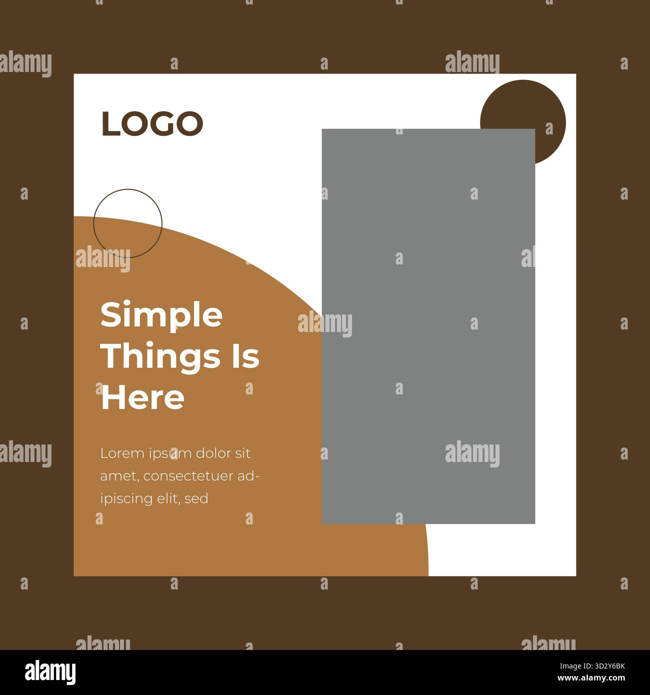 Les médias sociaux Poster Template Illustration de Vecteur