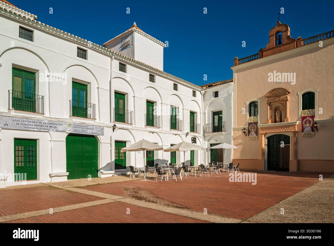 Sanctuaire de notre-Dame de Bethléem, pèlerinage et dévotion populaire à l'image du saint patron de la ville d'Almansa, IXe siècle, Albacete. Banque D'Images
