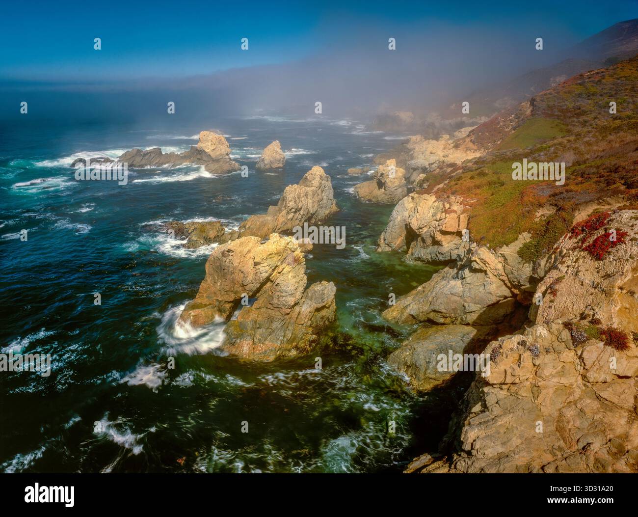 Surfez, Garrapata State Park, Big Sur, Monterey County, Californie Banque D'Images