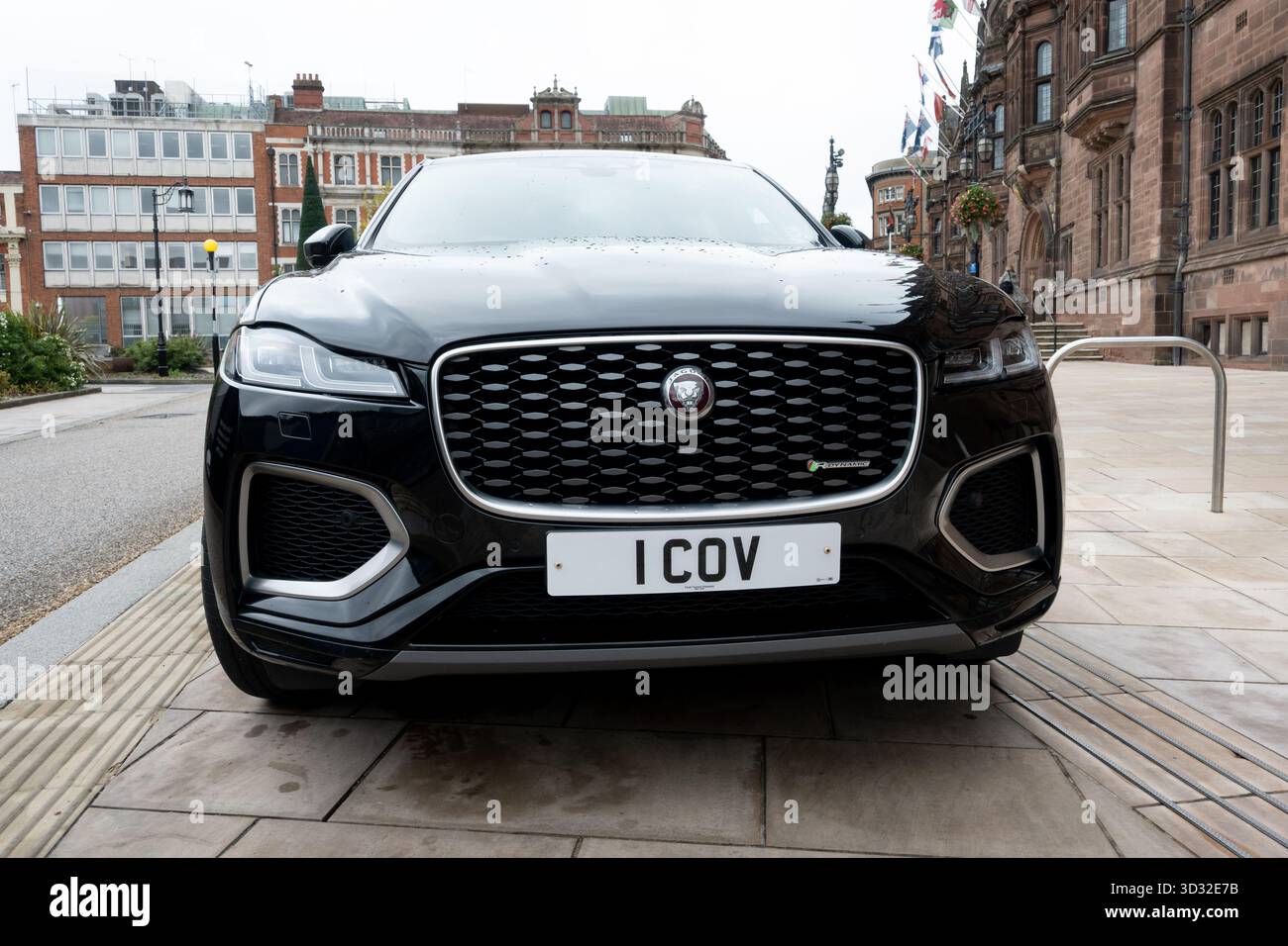 Lord Maire de la Jaguar car de Coventry, COV 1. Banque D'Images