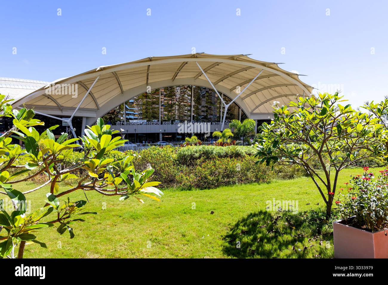 Aéroport international Veer Savarkar Port Blair architecture unique en journée L'image est prise à l'aéroport international Veer Savarkar Port Blair à Andaman Banque D'Images