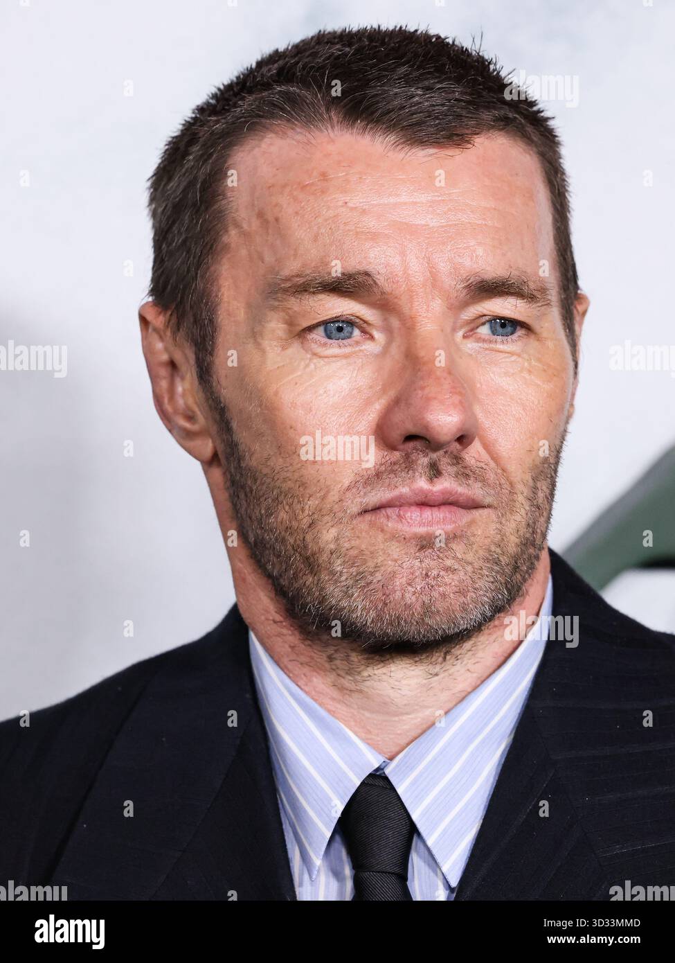 HOLLYWOOD, LOS ANGELES, CALIFORNIE, États-Unis - 3 NOVEMBRE : Joel Edgerton, acteur, scénariste, réalisateur et producteur australien, arrive à la première à Los Angeles de 'train Dreams' de Netflix qui s'est tenue au Théâtre égyptien Hollywood le 3 novembre 2025 à Hollywood, Los Angeles, Californie, États-Unis. (Photo de Xavier Collin/image Press Agency) Banque D'Images
