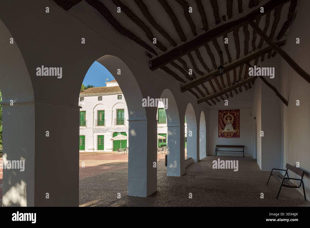 Sanctuaire de notre-Dame de Bethléem, pèlerinage et dévotion populaire à l'image du saint patron de la ville d'Almansa, IXe siècle, Albacete. Banque D'Images