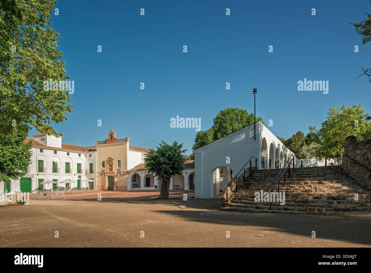 Sanctuaire de notre-Dame de Bethléem, pèlerinage et dévotion populaire à l'image du saint patron de la ville d'Almansa, IXe siècle, Albacete. Banque D'Images