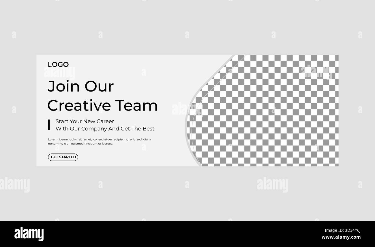 Modèle de bannière de médias sociaux Illustration de Vecteur