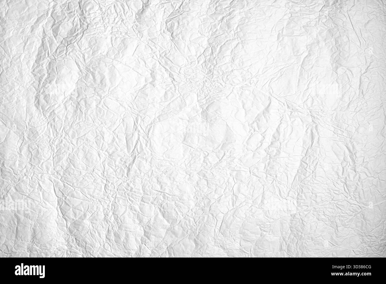 Texture de papier froissé blanc pour une utilisation en arrière-plan Banque D'Images