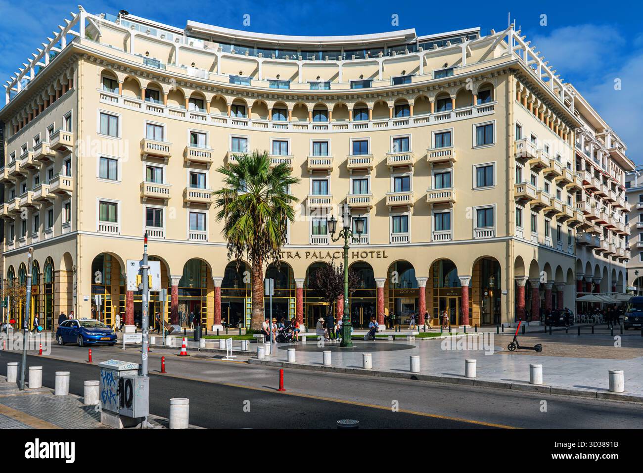 Paysage urbain de la ville de Thessalonique, Grèce. Banque D'Images