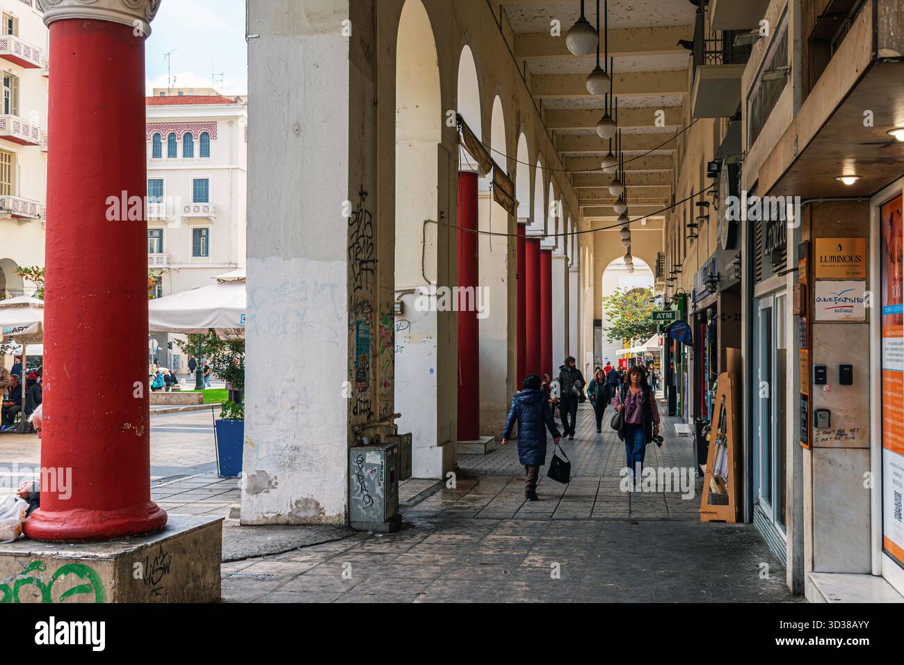 Paysage urbain de la ville de Thessalonique, Grèce. Banque D'Images