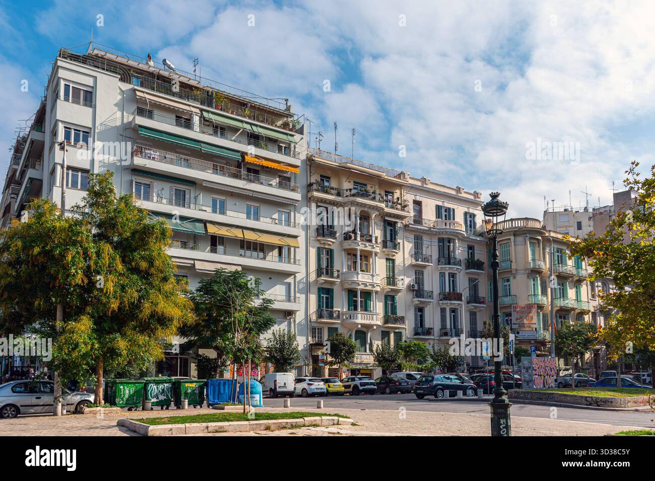 Paysage urbain de la ville de Thessalonique, Grèce. Banque D'Images