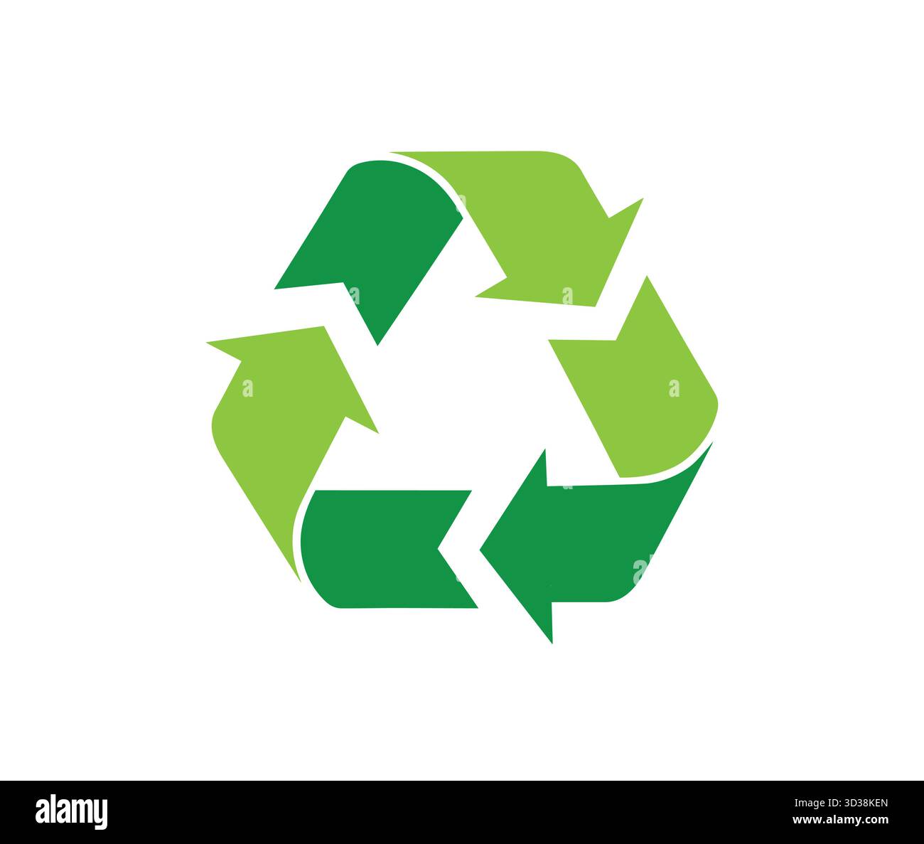 creative green eco recycle arrows logo vecteur icône design Illustration de Vecteur