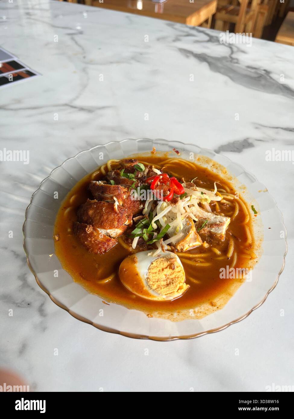 Menu malaisien déjeuner, MENU DÉJEUNER, MAKANAN PILIHAN MALAISIE, MENU MALAISIE INDONÉSIE BRUNEI SINGAPOUR - Image de stock capturée avec un smartphone