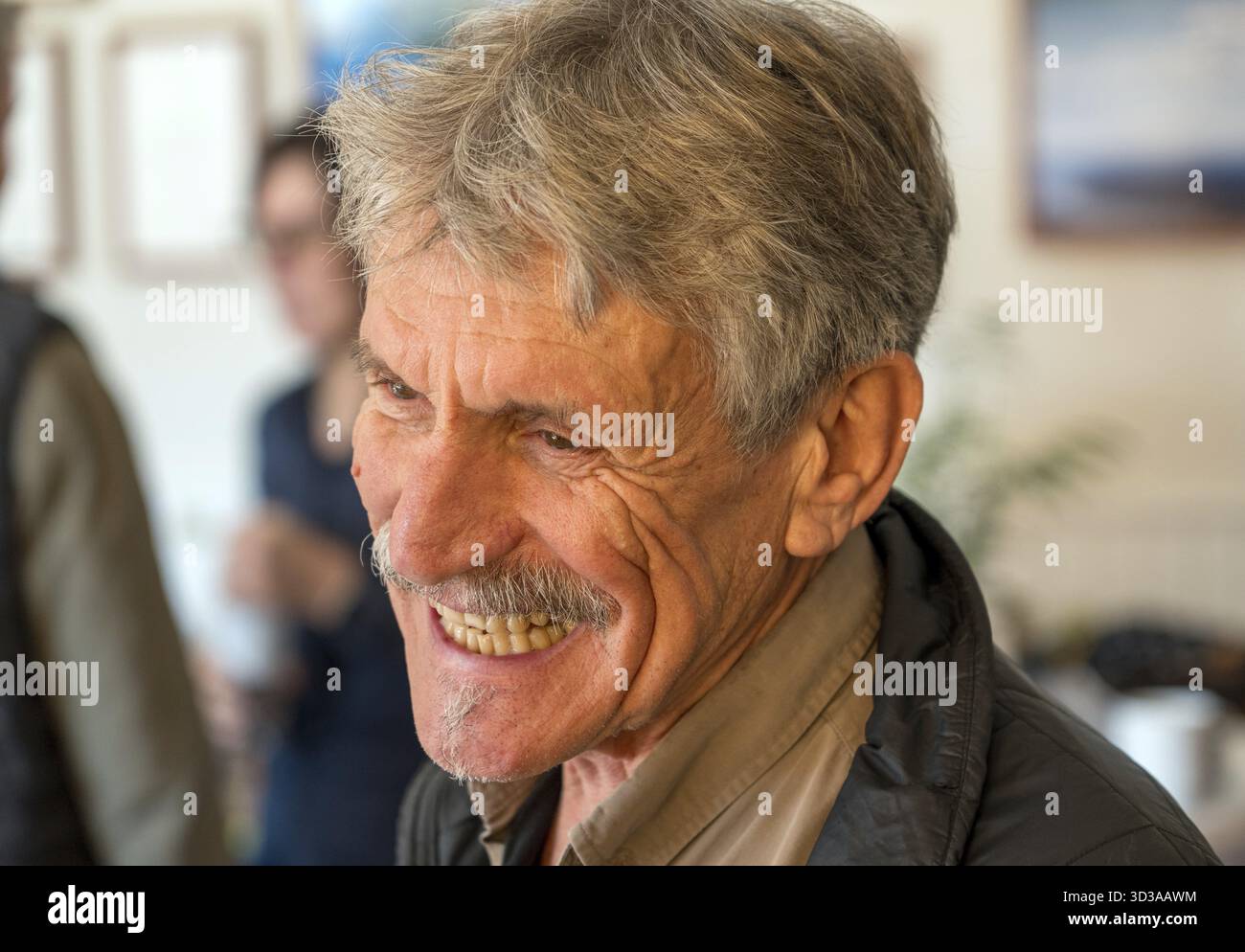 Homme, pilote de planeur, Klaus Ohlmann, détenteur du record du monde, sports aériens, passionné de sports aériens, célèbre Banque D'Images