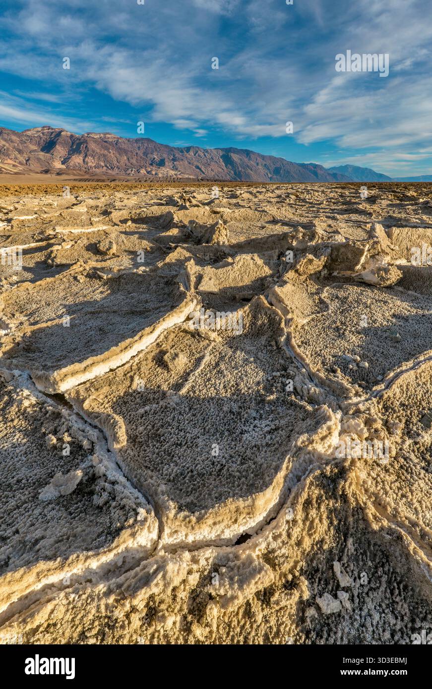 Salt Creek, Devils Golf Course, Death Valley National Park, Californie Banque D'Images