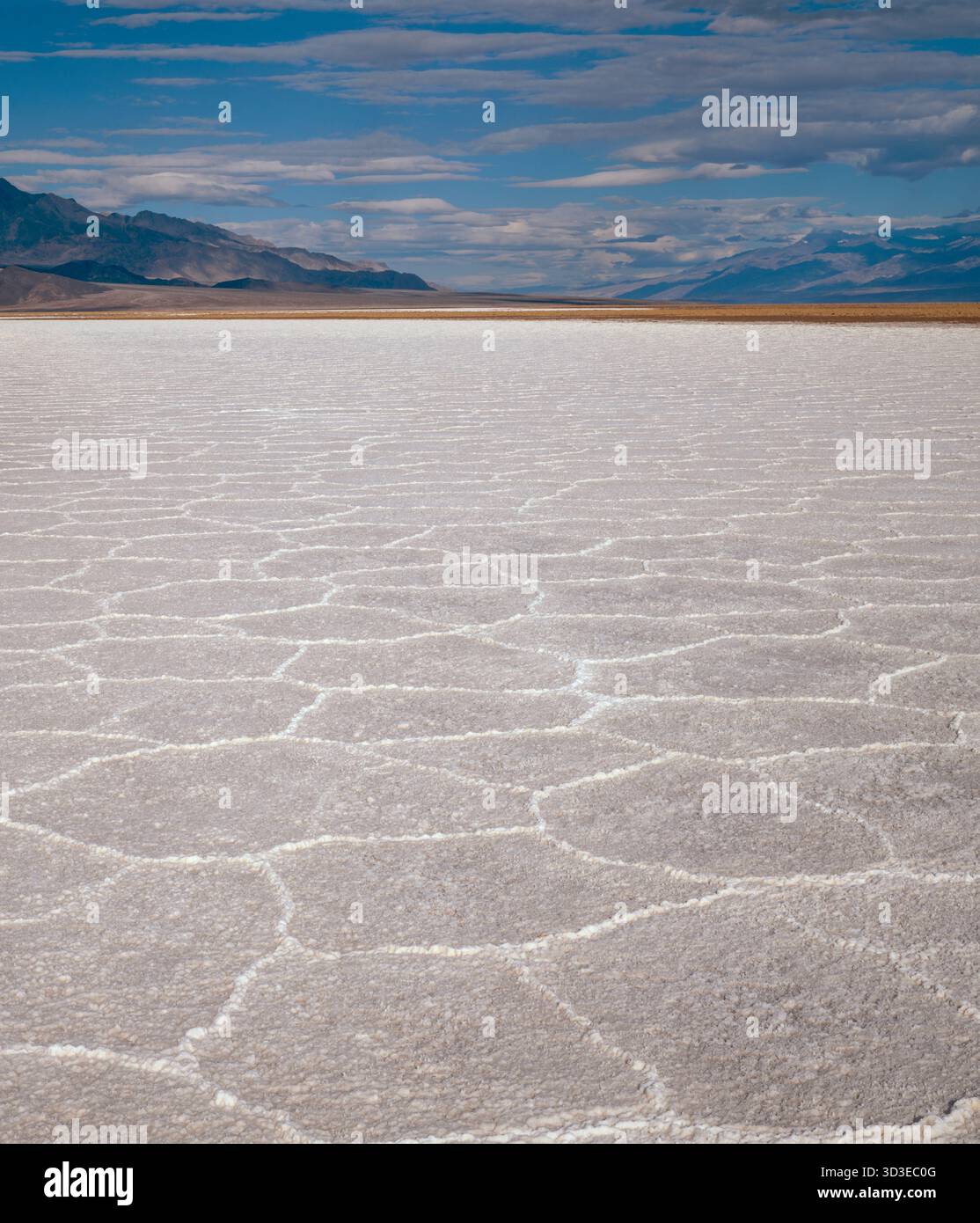 Salt Flats, Death Valley National Park, Californie Banque D'Images