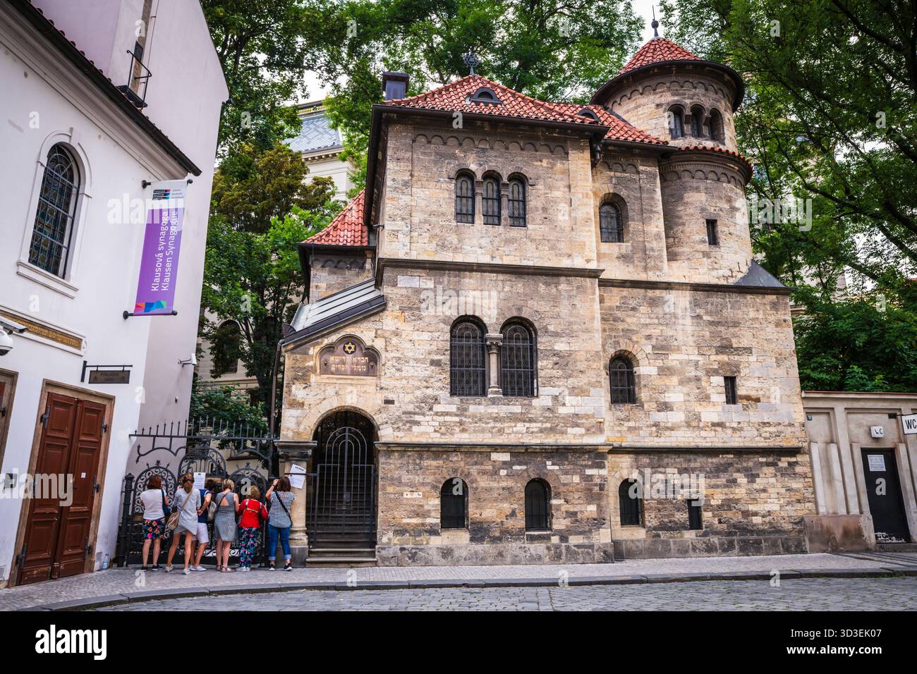 Synagogue Klausen, construite en 1694, cette synagogue baroque abrite une exposition sur les coutumes et traditions juives. Banque D'Images