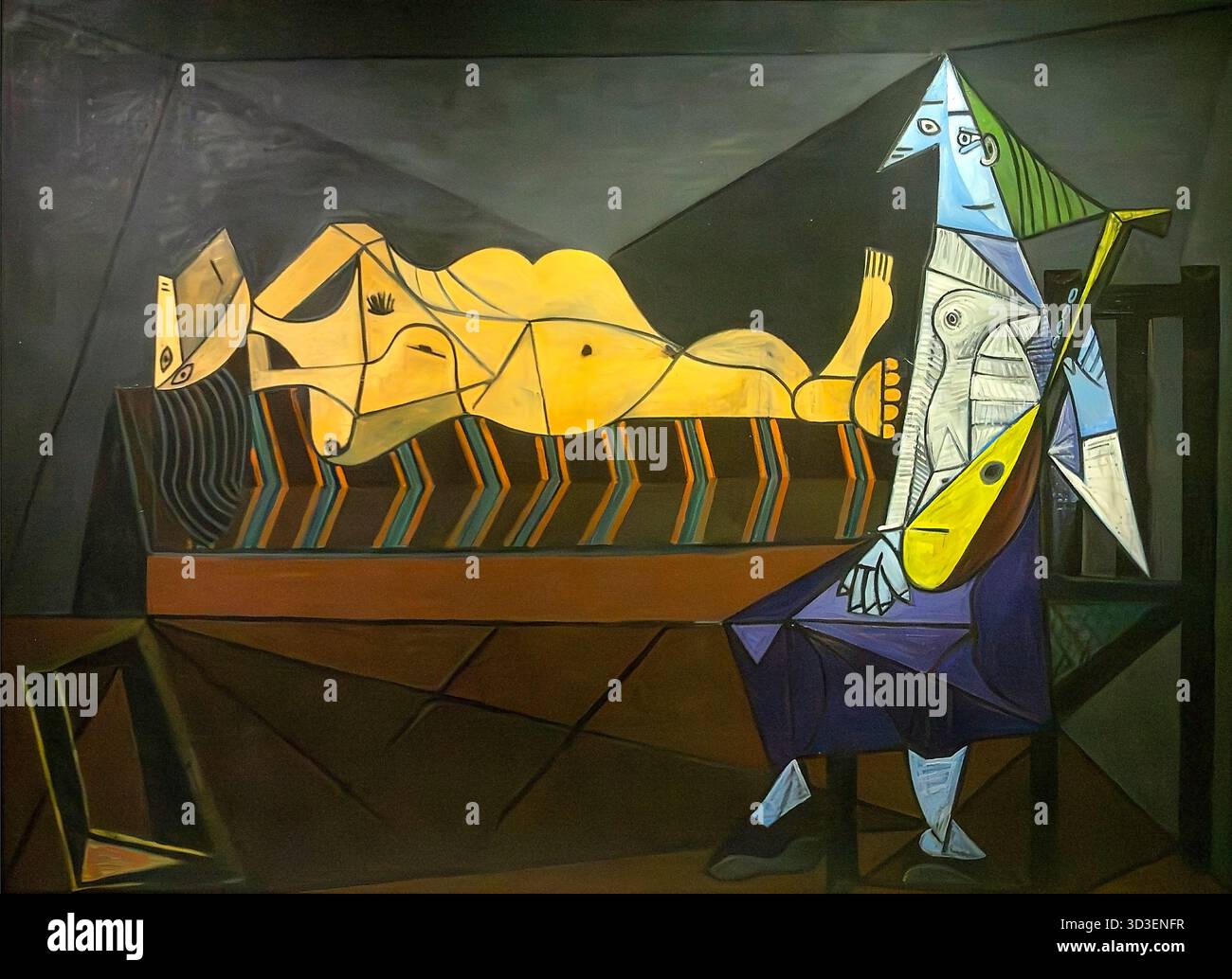 L'Aubade 1942 peinture de Pablo Picasso au Musée Piccasso, Marais, Paris, France Banque D'Images