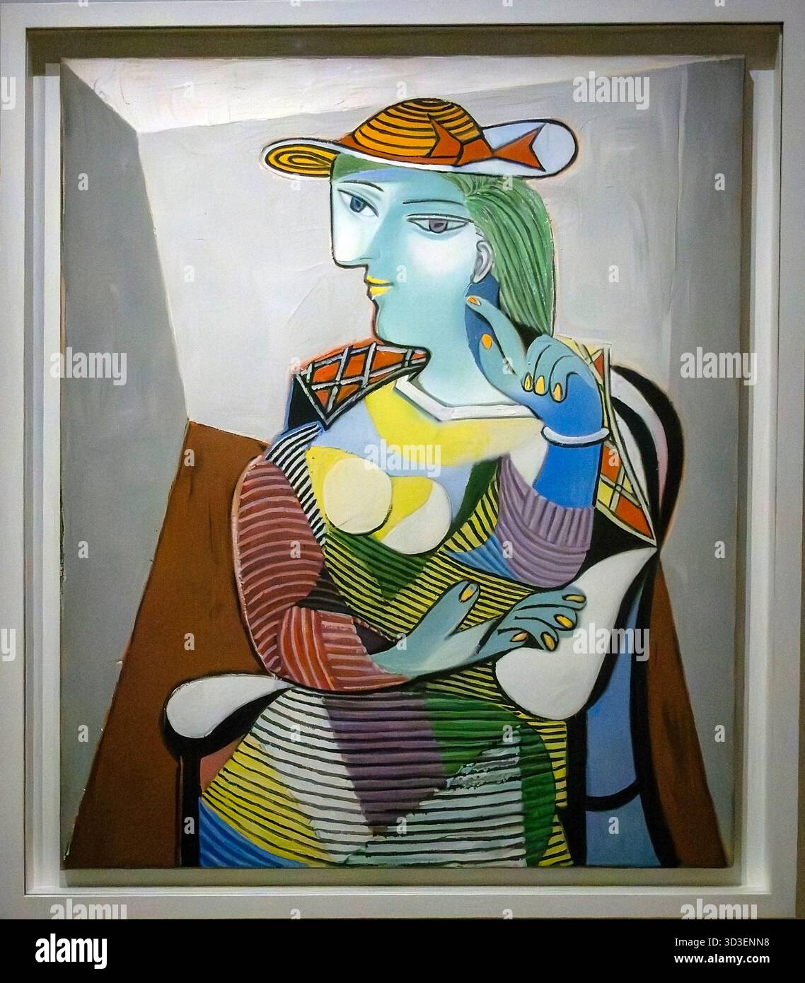 Portrait de Marie-Thérèse Walter par Pablo Picasso au Musée Picasso, Marais, Paris, France Banque D'Images