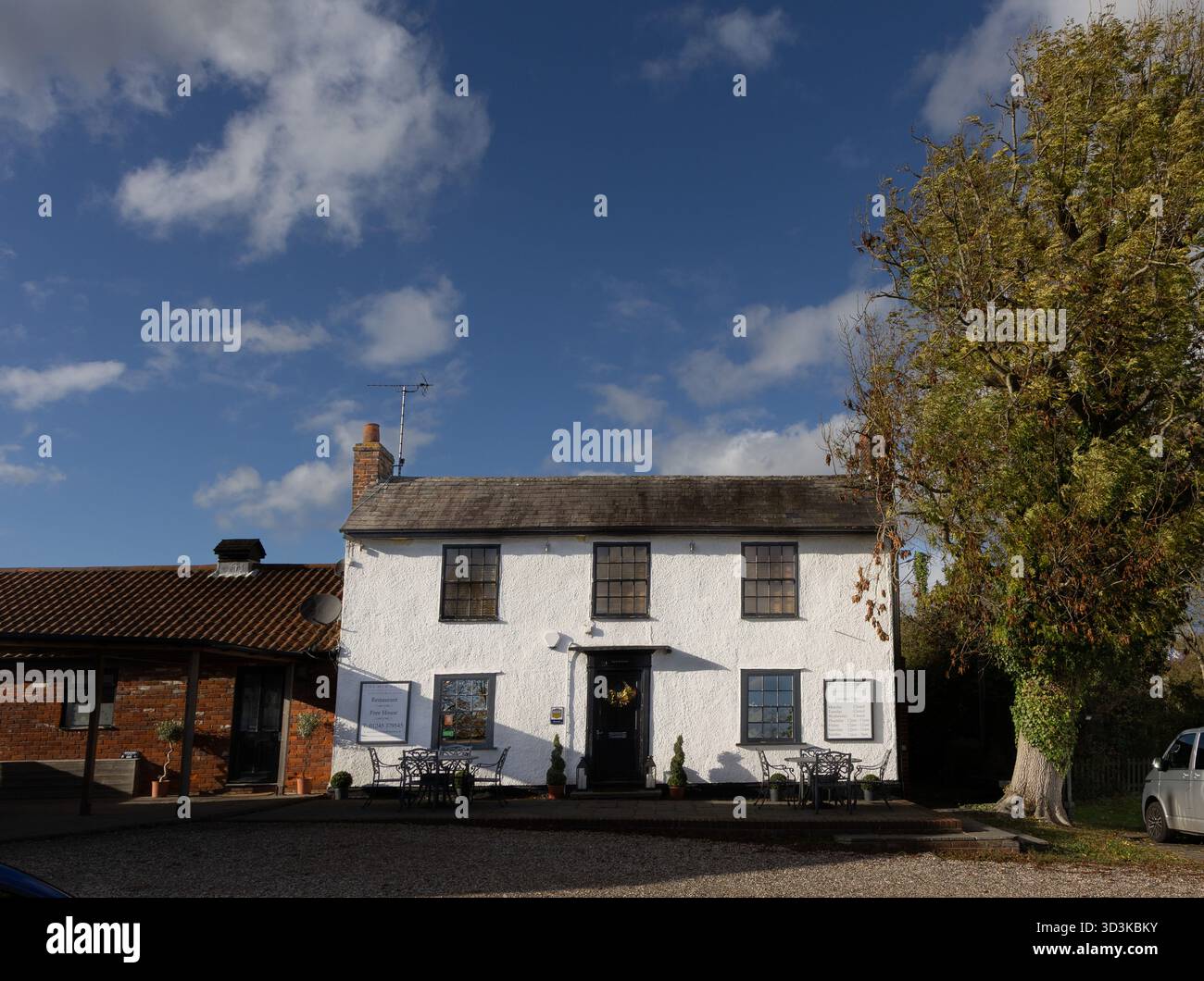 Le moulin à vent à Chatham Green, Chelmsford, Essex, Angleterre. Banque D'Images