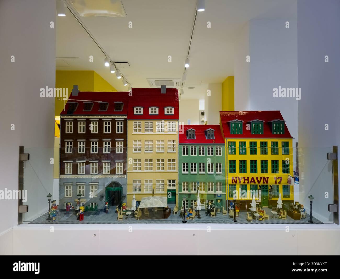 Magasin LEGO à Copenhague Banque D'Images