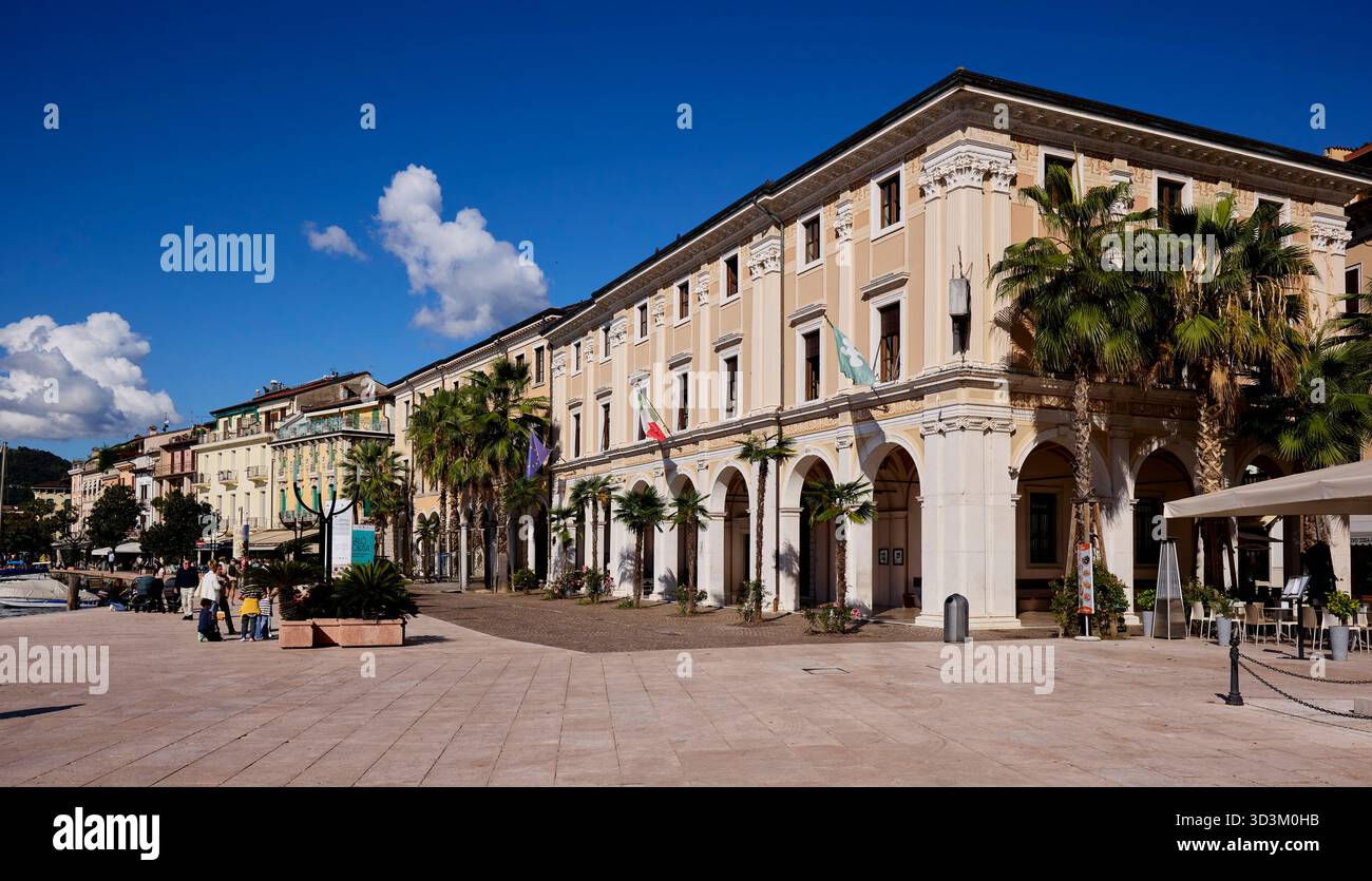 Salò, Lac de Garde, Italie Banque D'Images