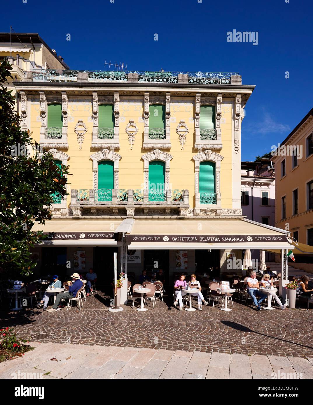 Salò, Lac de Garde, Italie Banque D'Images
