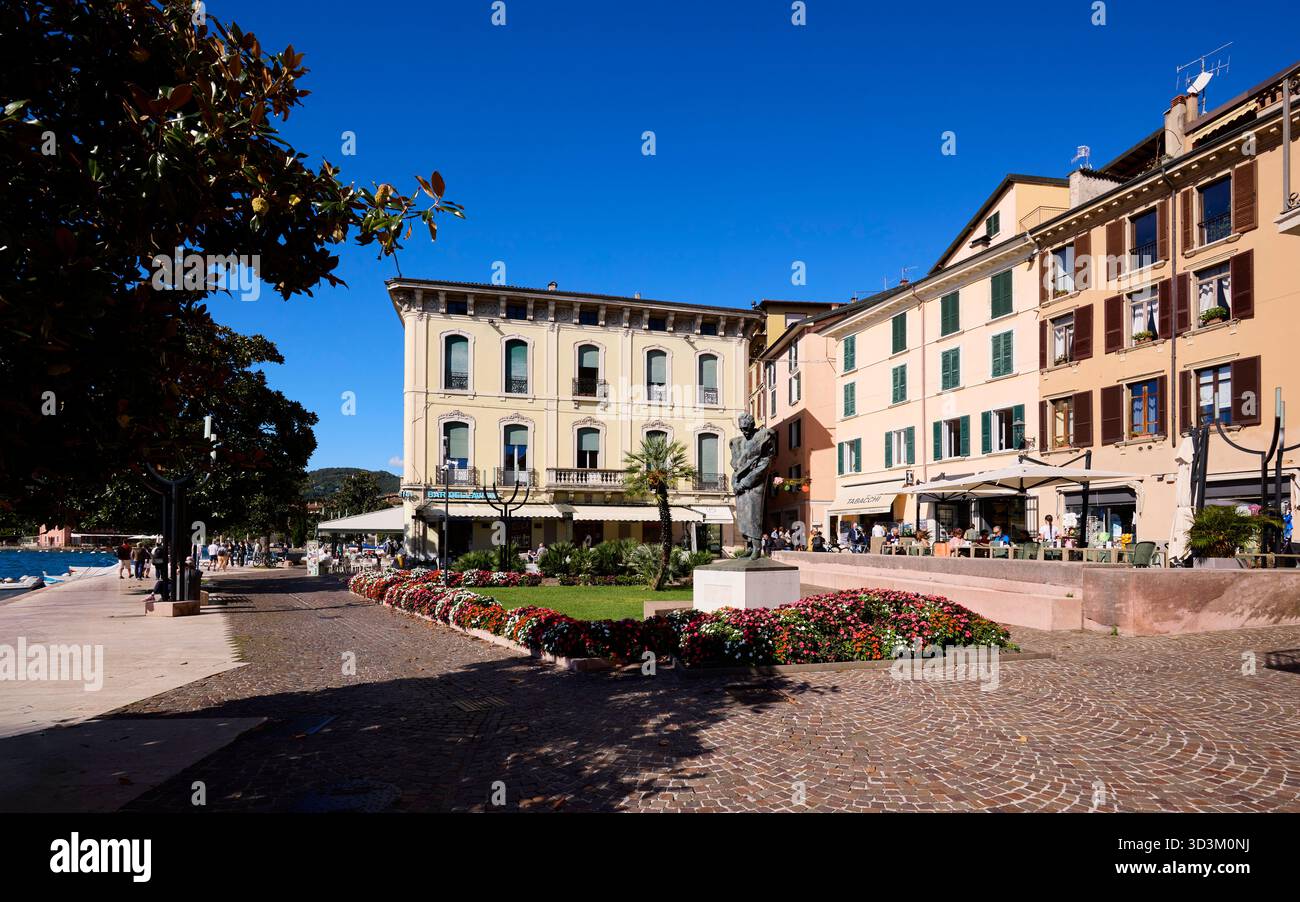 Salò, Lac de Garde, Italie Banque D'Images