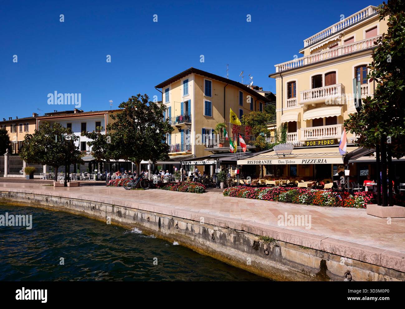 Salò, Lac de Garde, Italie Banque D'Images