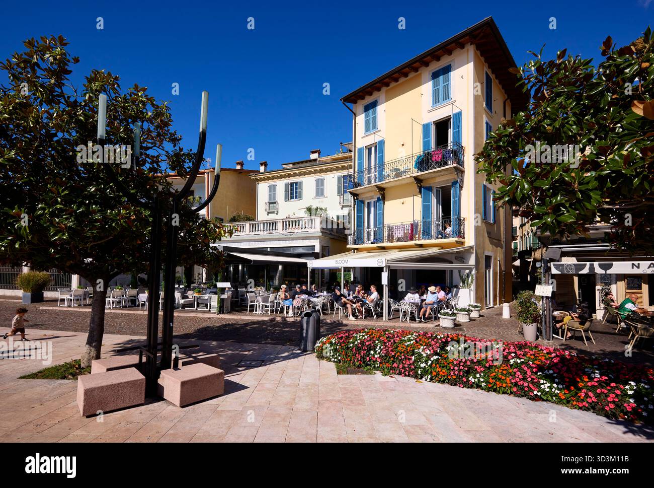 Salò, Lac de Garde, Italie Banque D'Images