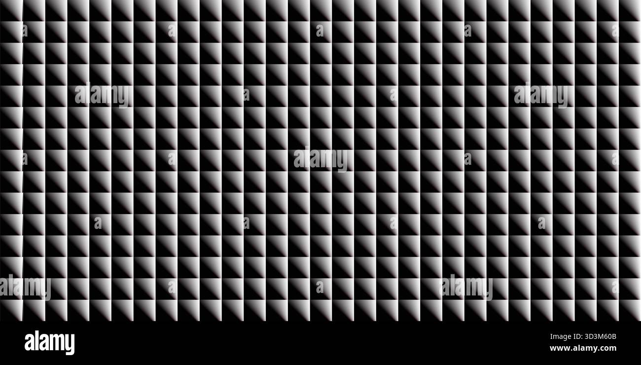 Fond dégradé carré de pixels verts et bleus doux avec effet de tuile géométrique 3D subtil pour des thèmes techniques minimalistes et un graphisme de conception moderne numérique Illustration de Vecteur