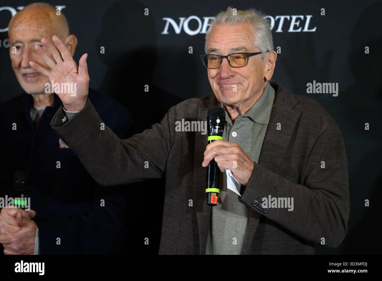 Rome, Italie. 06 novembre 2025. L'acteur Robert de Niro assiste à l'ouverture de l'hôtel Nobu de la via Veneto à Rome (Italie), le 6 novembre 2025. Crédit : Insidefoto/Alamy Live News Banque D'Images