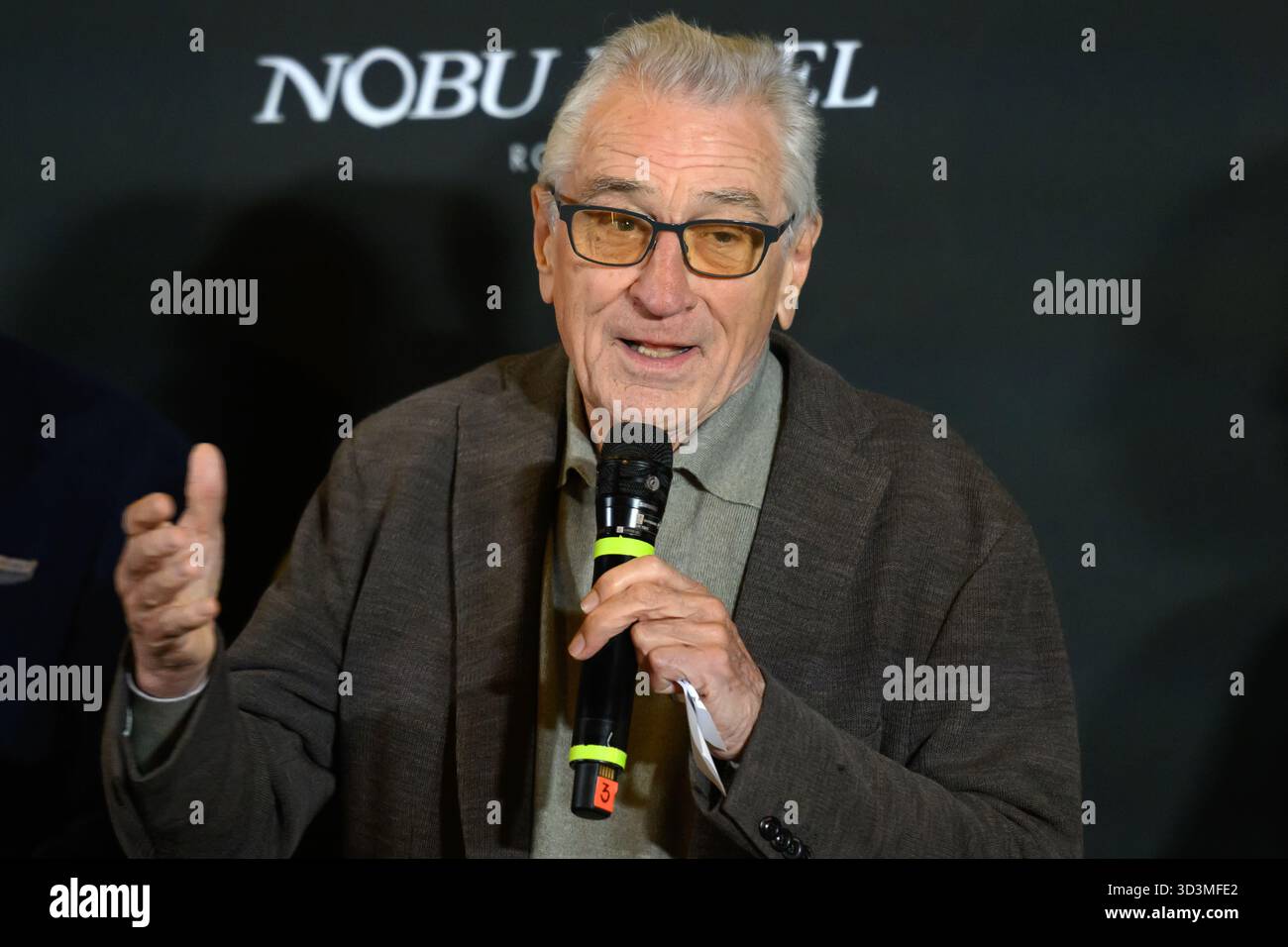 Rome, Italie. 06 novembre 2025. L'acteur Robert de Niro assiste à l'ouverture de l'hôtel Nobu de la via Veneto à Rome (Italie), le 6 novembre 2025. Crédit : Insidefoto/Alamy Live News Banque D'Images