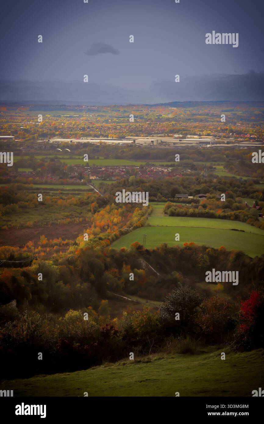 Vues orageuses sur le Banque D'Images