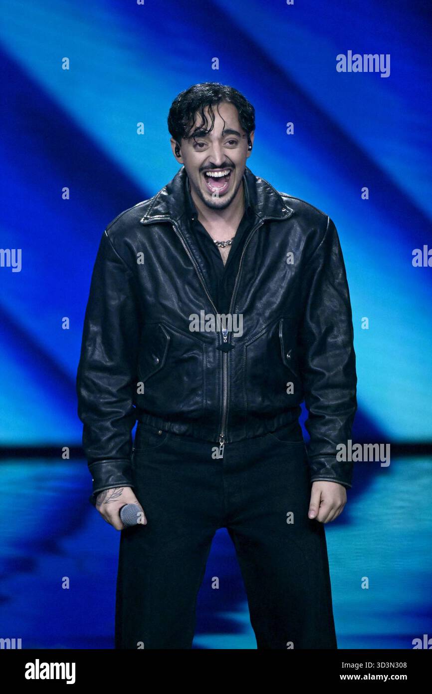 Milano, Trasmissione TV “X Factor” 2025, terza puntata Nella foto : Viscardi Banque D'Images