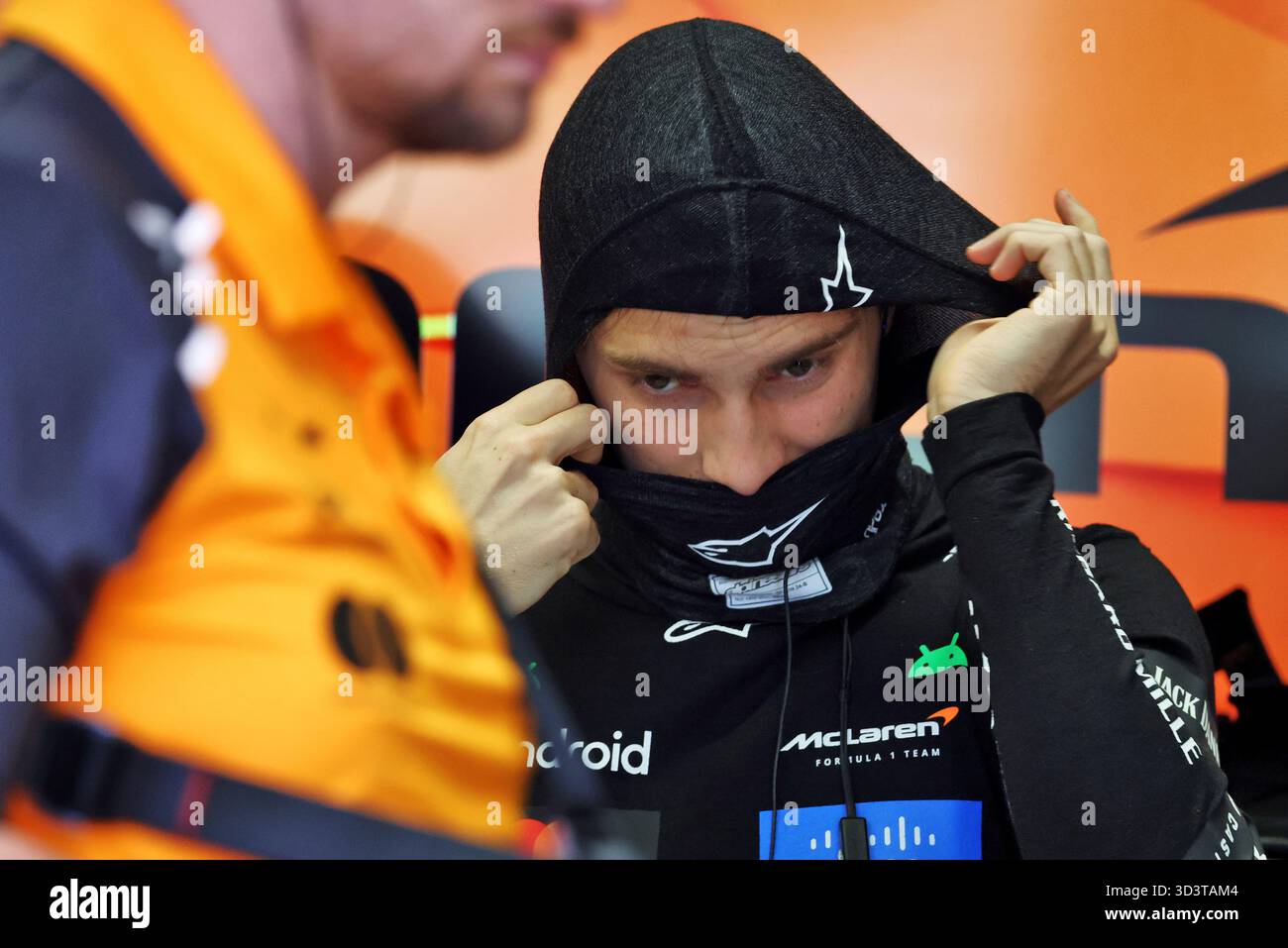 Sao Paulo, Brésil. 07 novembre 2025. Oscar Piastri (AUS) McLaren. 07.11.2025. Championnat du monde de formule 1, Rd 21, Grand Prix du Brésil, Sao Paulo, Brésil, journée de qualification Sprint. Le crédit photo devrait se lire : XPB/Alamy Live News. Banque D'Images