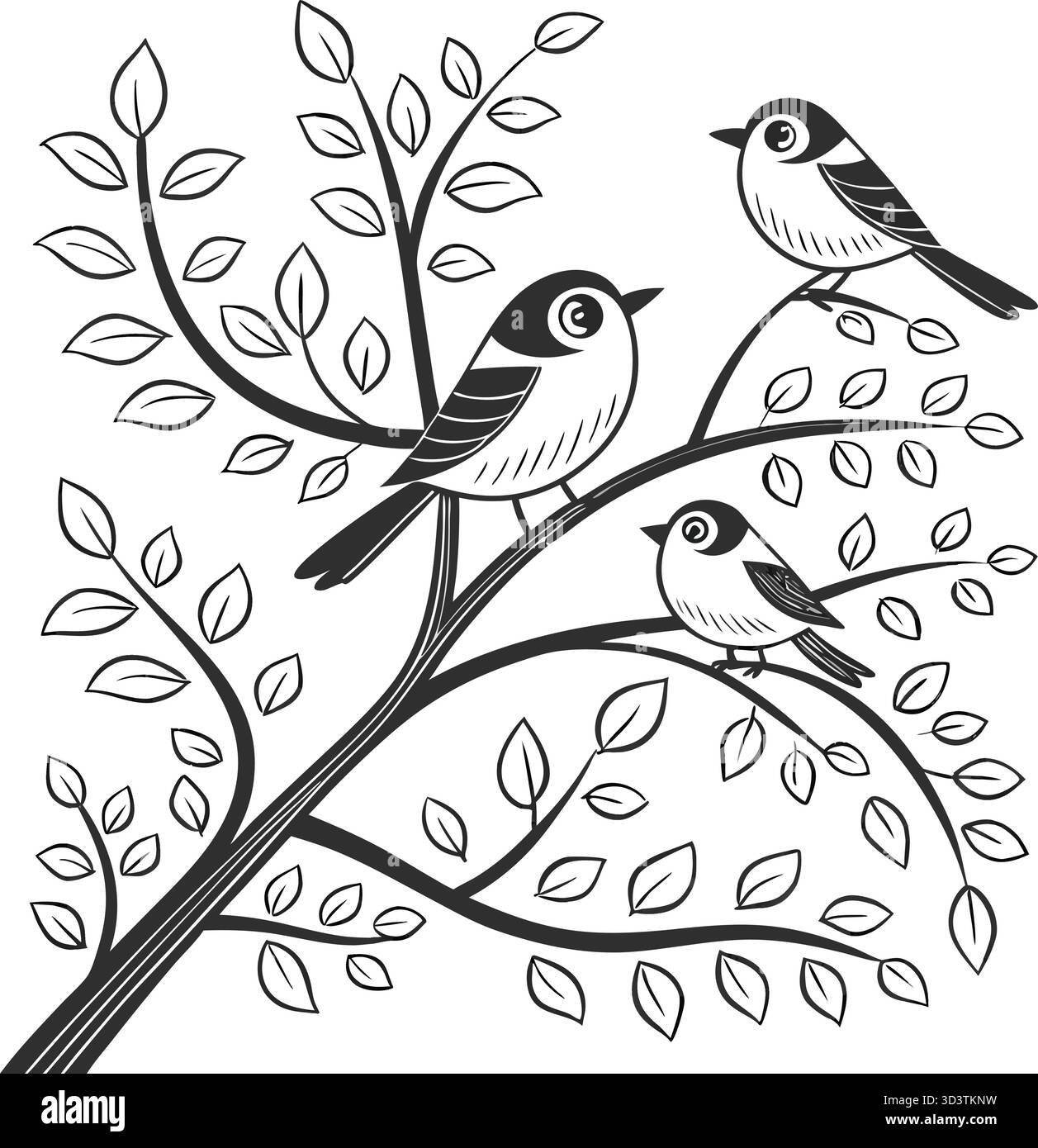 Faune, nature et liberté en vol Illustration de Vecteur